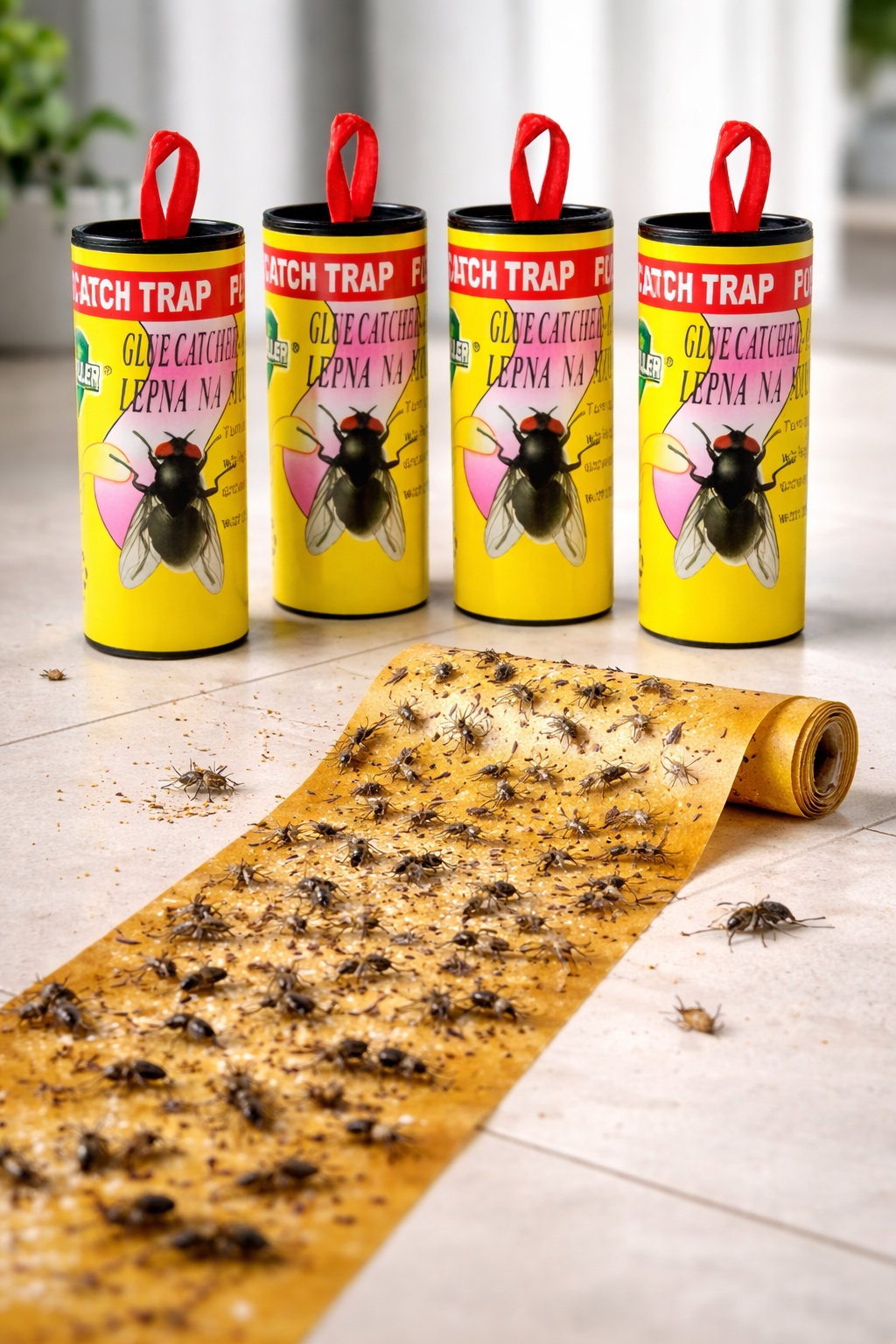 Lámina Adhesiva Antimoscas X6